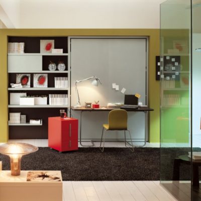 Letto a scomparsa Ulisse Desk con scrivania