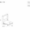 Letto a scomparsa Penelope 2 Board con scrivania - immagine 5