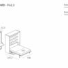 Letto a scomparsa Penelope 2 Board con scrivania - immagine 6