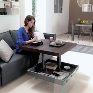 Tavolino che diventa tavolo TAVOLINI TRASFORMABILI