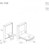 Letto a scomparsa Penelope 2 Dining con tavolo - immagine 4