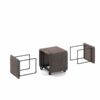 pouf trasformabile cubix