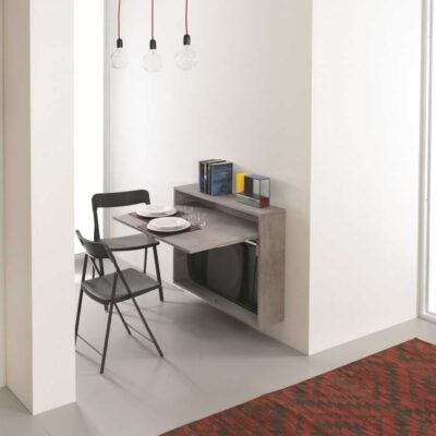 Tavolo a consolle a muro modello Bureau